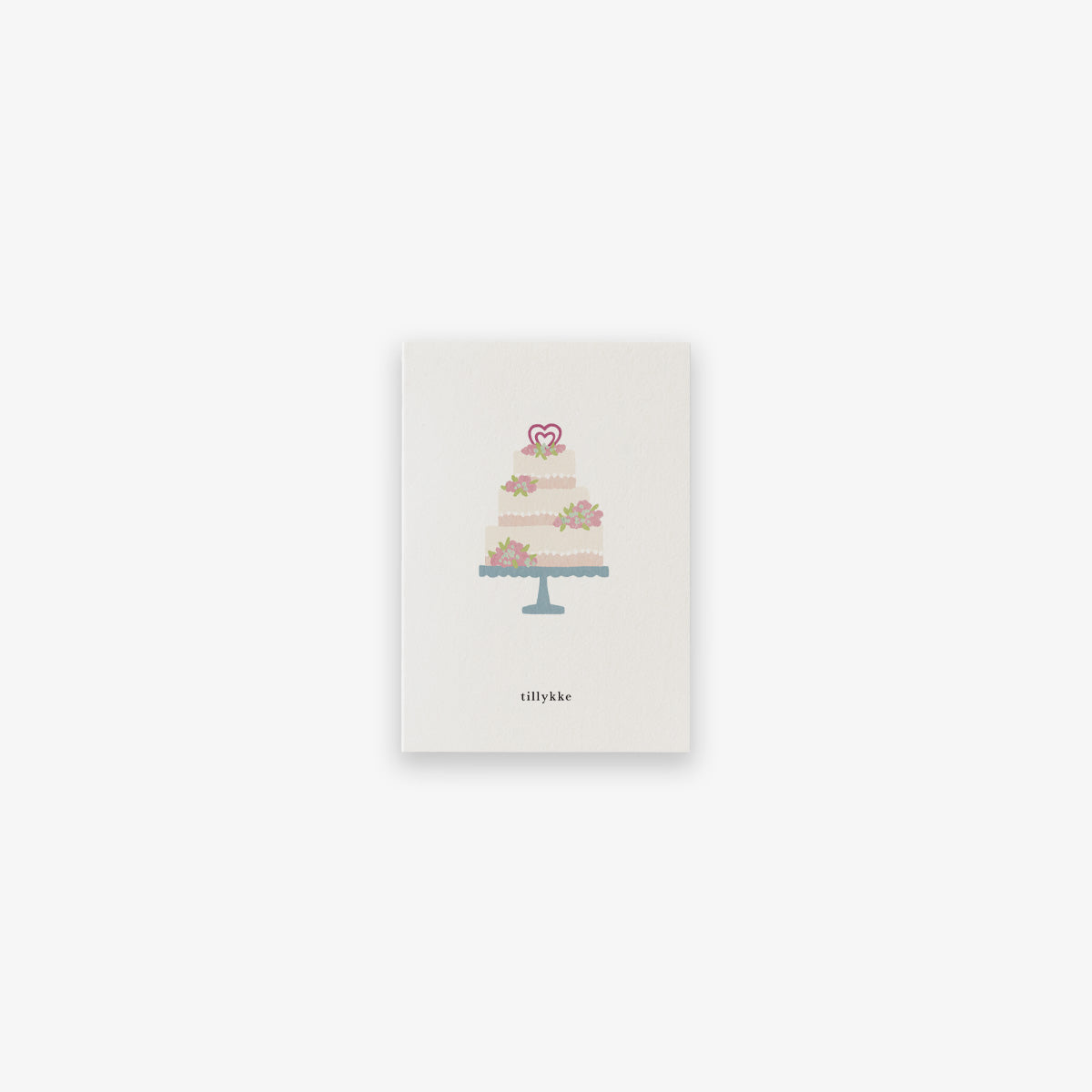 SMALL GREETING CARD // BRYLLUPSKAGE (DANISH)