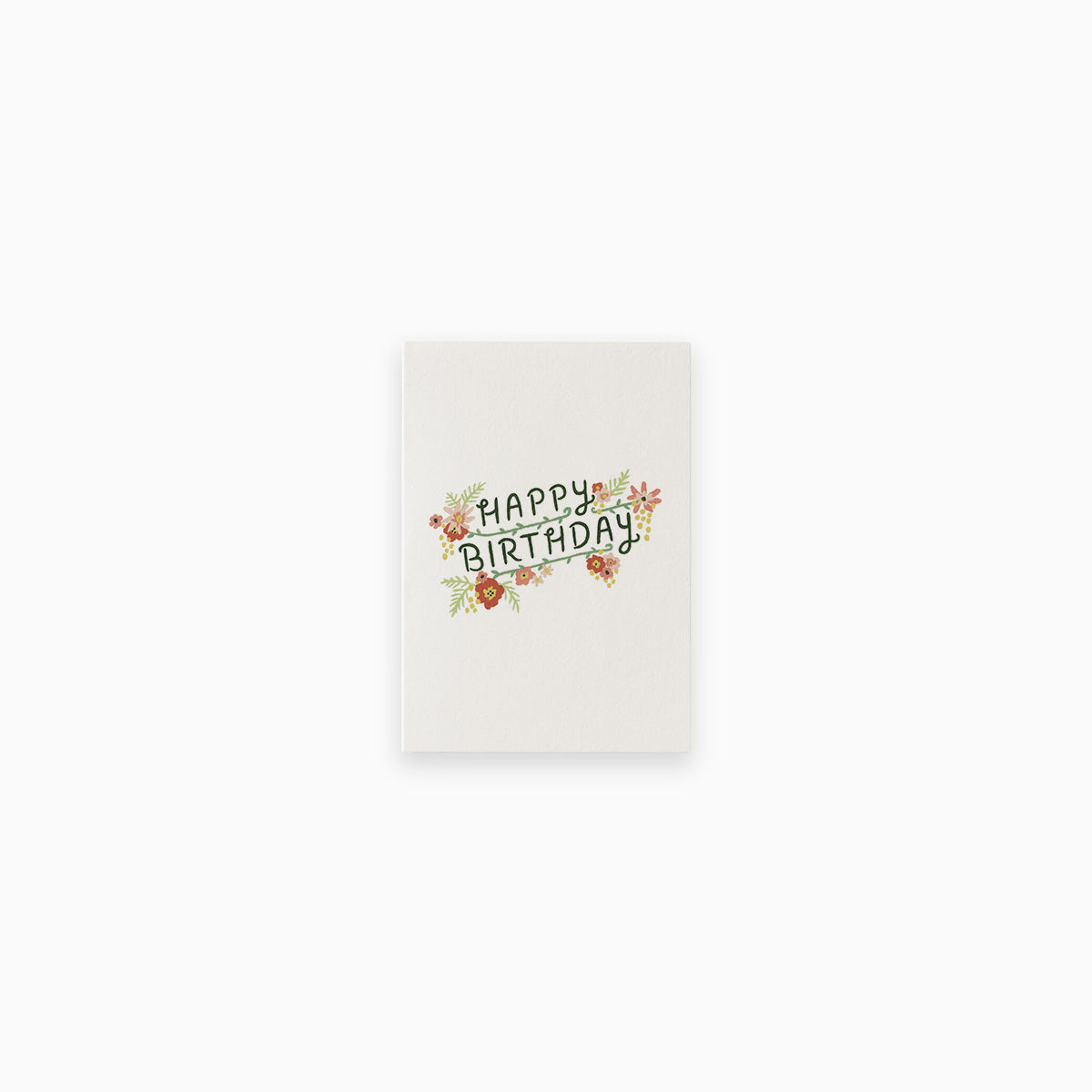 SMALL GREETING CARD // FLORAL BIRTHDAY