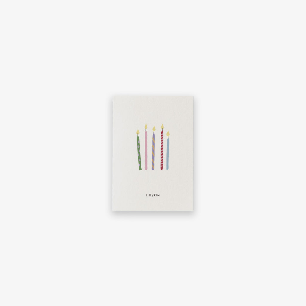 SMALL GREETING CARD // FØDSELSDAGSLYS