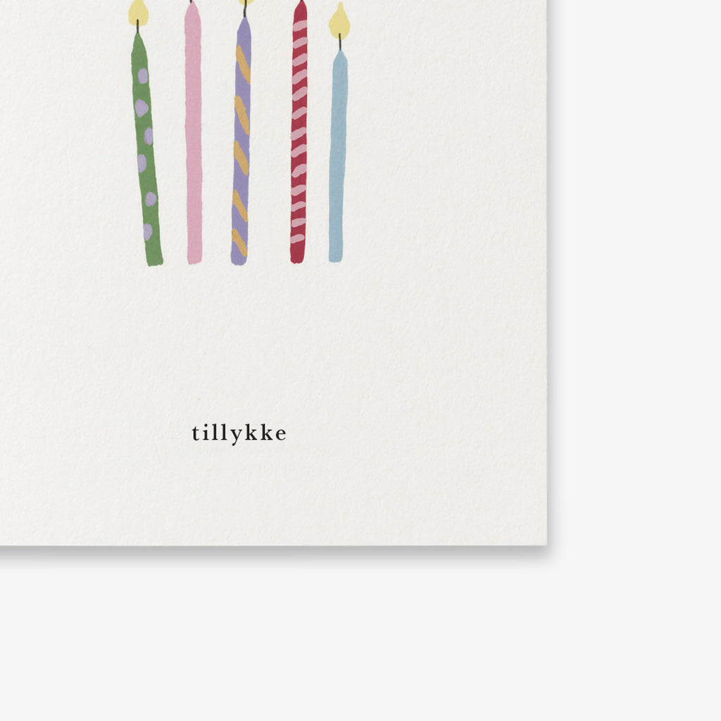SMALL GREETING CARD // FØDSELSDAGSLYS