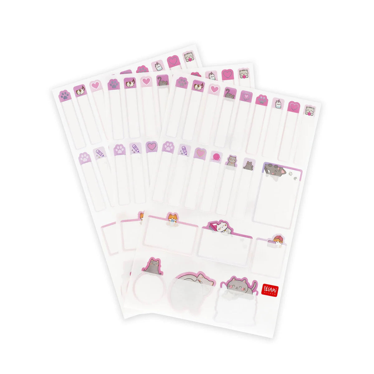 ADHESIVE LABELS WITH PROTECTIVE FILM // KITTY