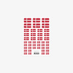 STICKERS // DANISH FLAGS