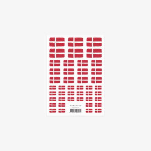 STICKERS // DANISH FLAGS