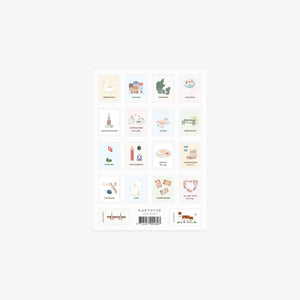 STICKERS // DANISH STAMPS