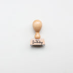 RUBBER STAMP // HAPPY BIRTHDAY