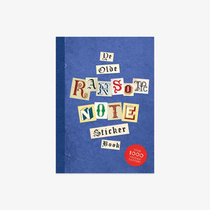 YE OLDE RANSOM NOTE STICKER BOOK