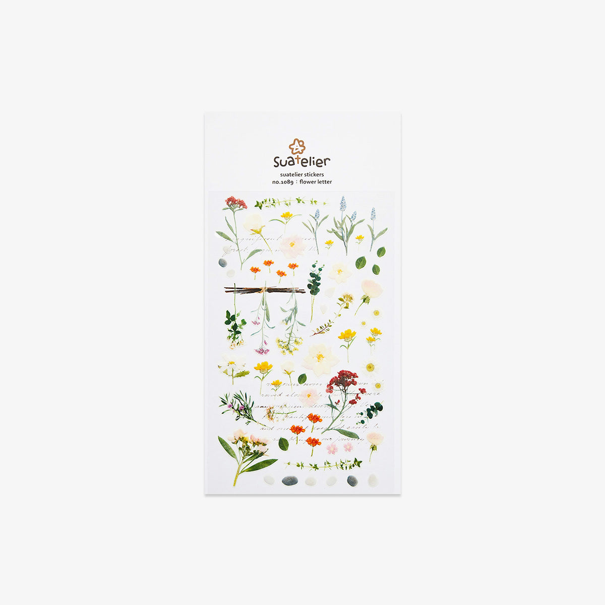 DAILY STICKERS // FLOWER LETTER