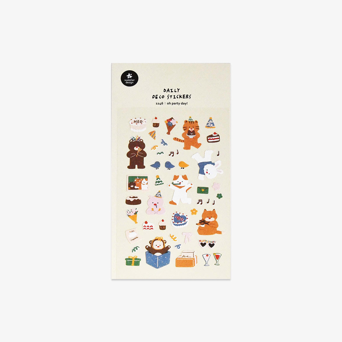 DAILY STICKERS // OH PARTY DAY