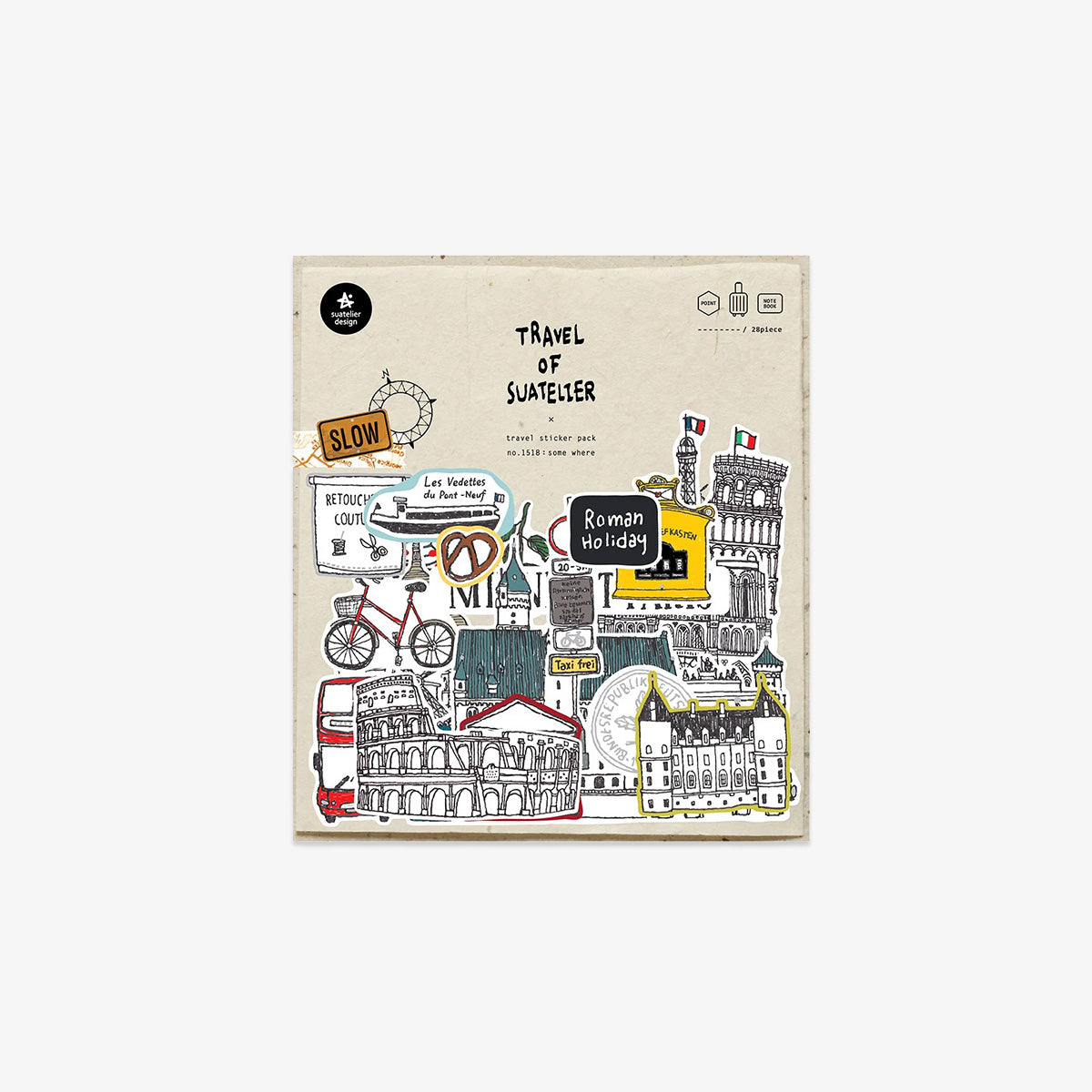 STICKERS SET // ITALY, FRANCE, GERMANY