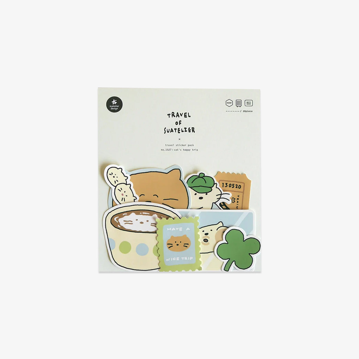 STICKERS SET // CAT'S HAPPY TRIP