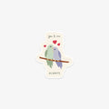 VINYLKLISTERMÆRKE // LOVEBIRDS
