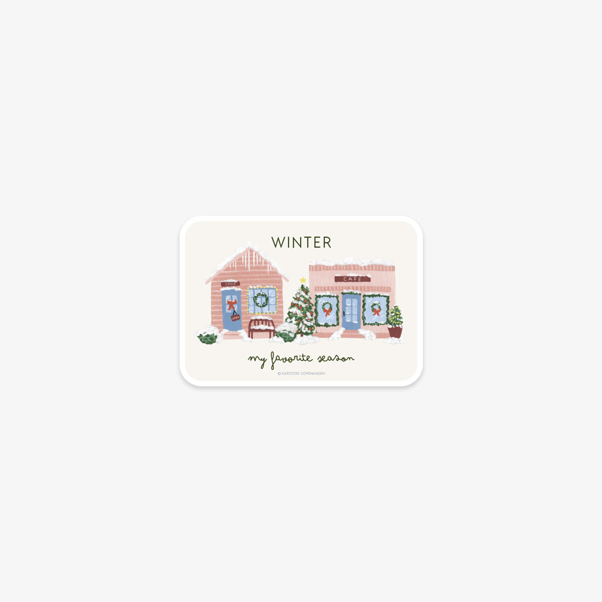 VINYLKLISTERMÆRKE // WINTER STREET