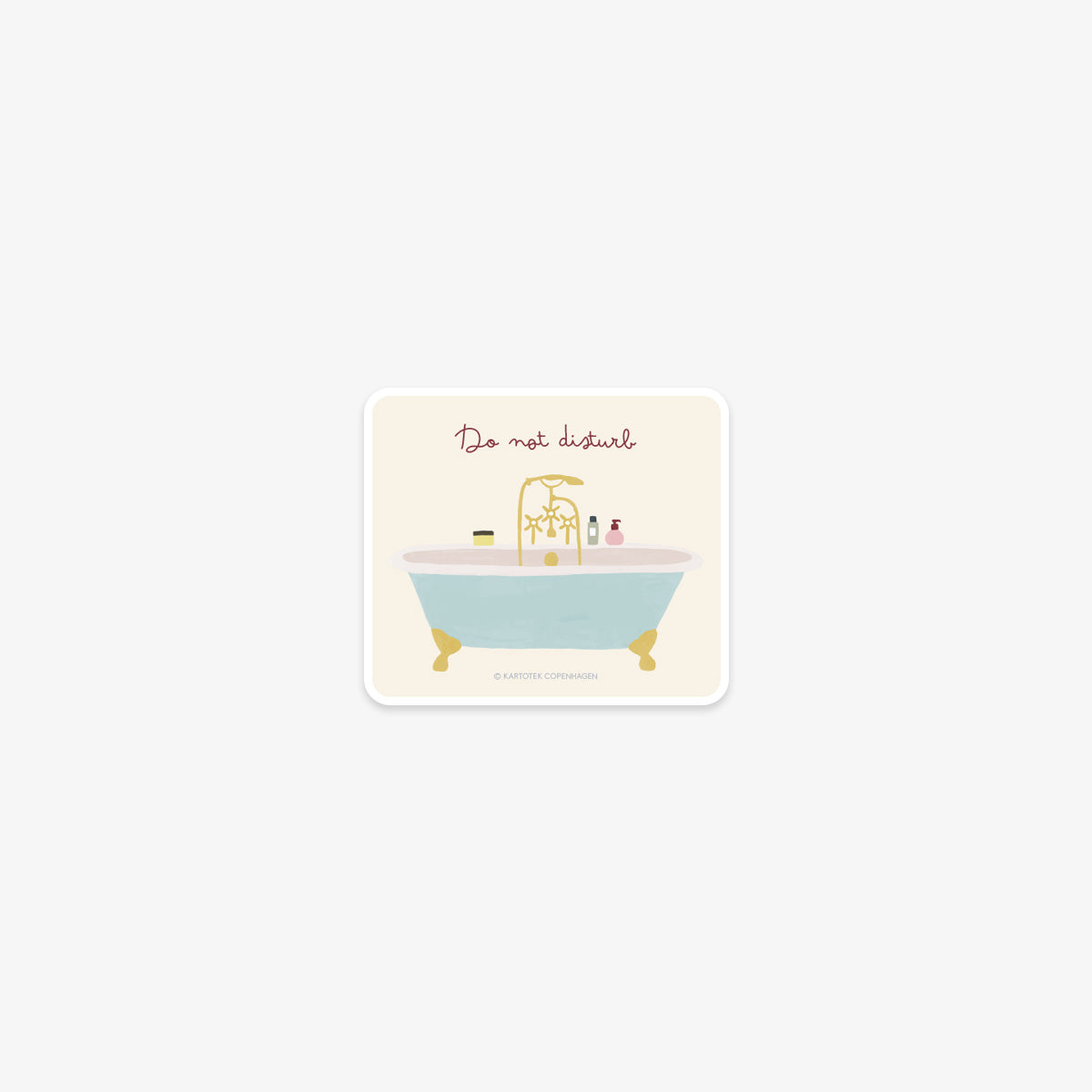 VINYLKLISTERMÆRKE // BATHTUB