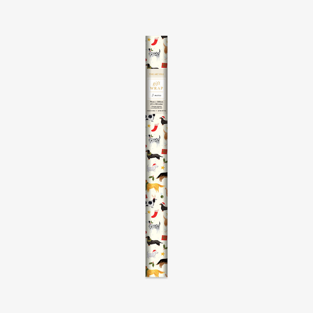 WRAPPING PAPER // SANTA PAWS