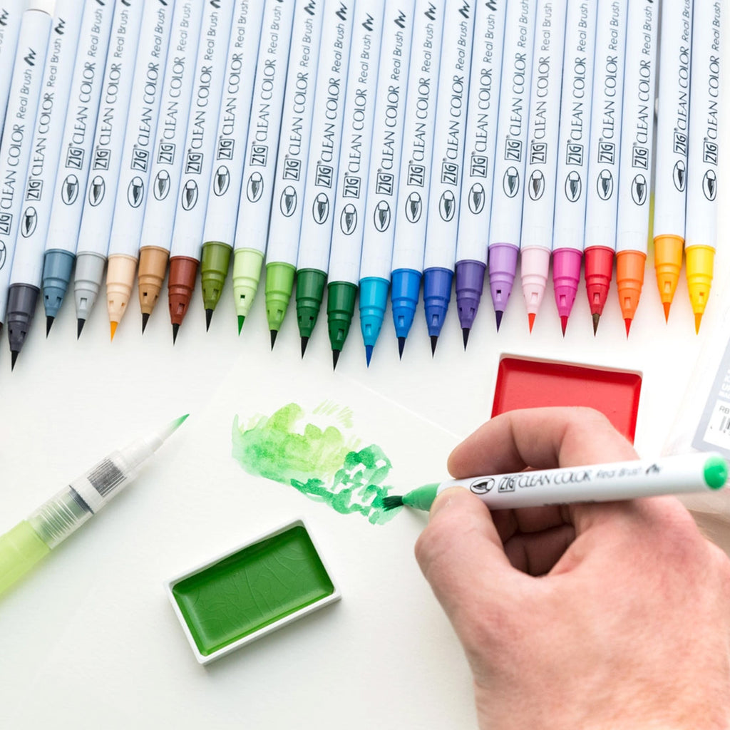 ZIG CLEAN COLOR REAL BRUSH // SORT