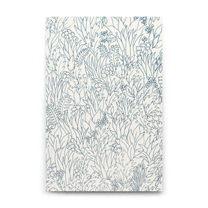 NOTESBOG M // BLÅ BLOMSTER