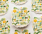 VINYLKLISTERMÆRKE // THE SILENCE OF GROWING THINGS