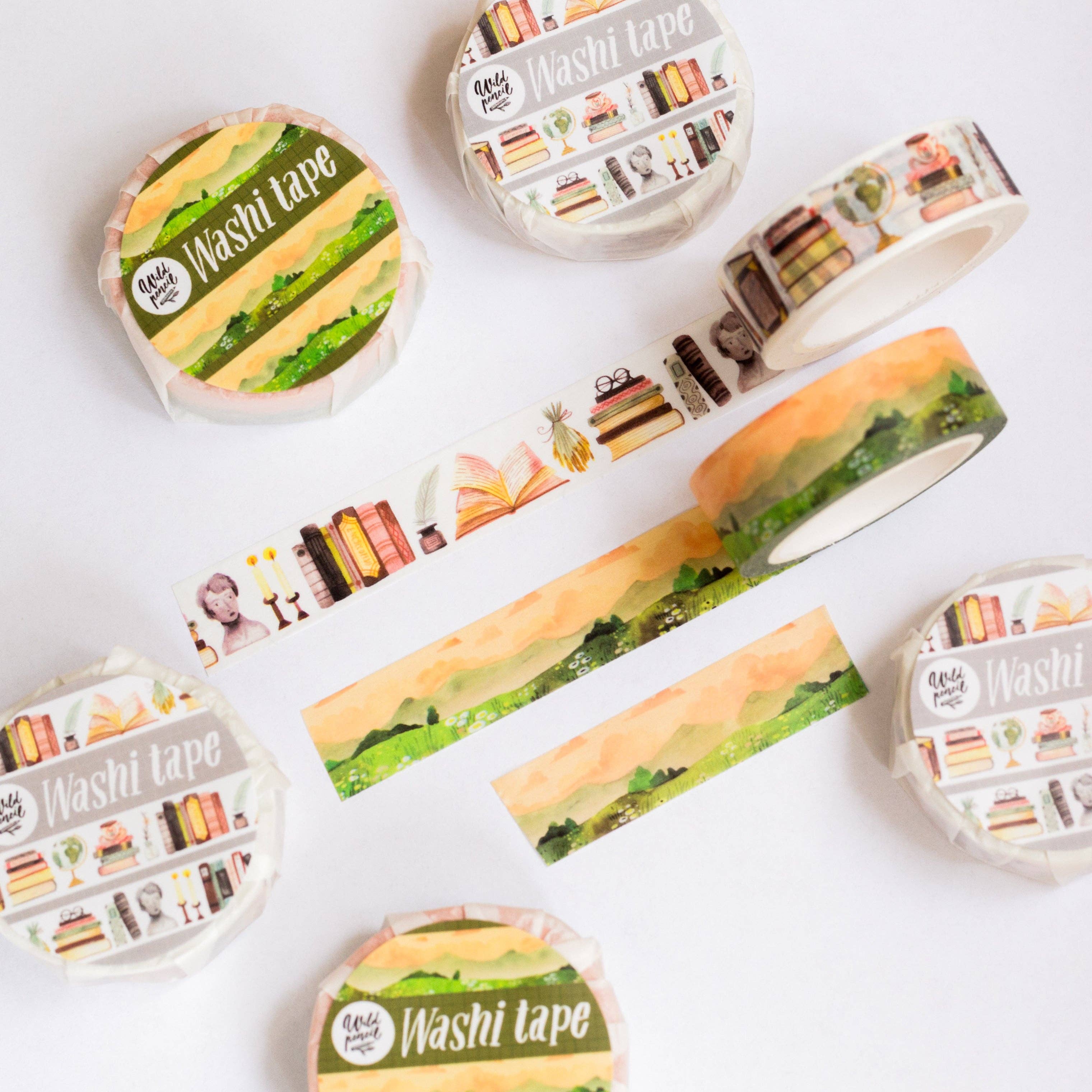 WASHI TAPE // BOOKSHELF