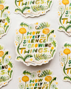 VINYLKLISTERMÆRKE // THE SILENCE OF GROWING THINGS