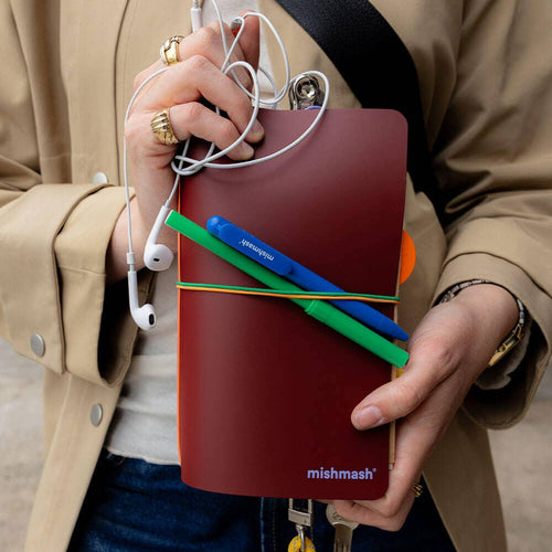 MISHMASH LOG COVER // MAROON