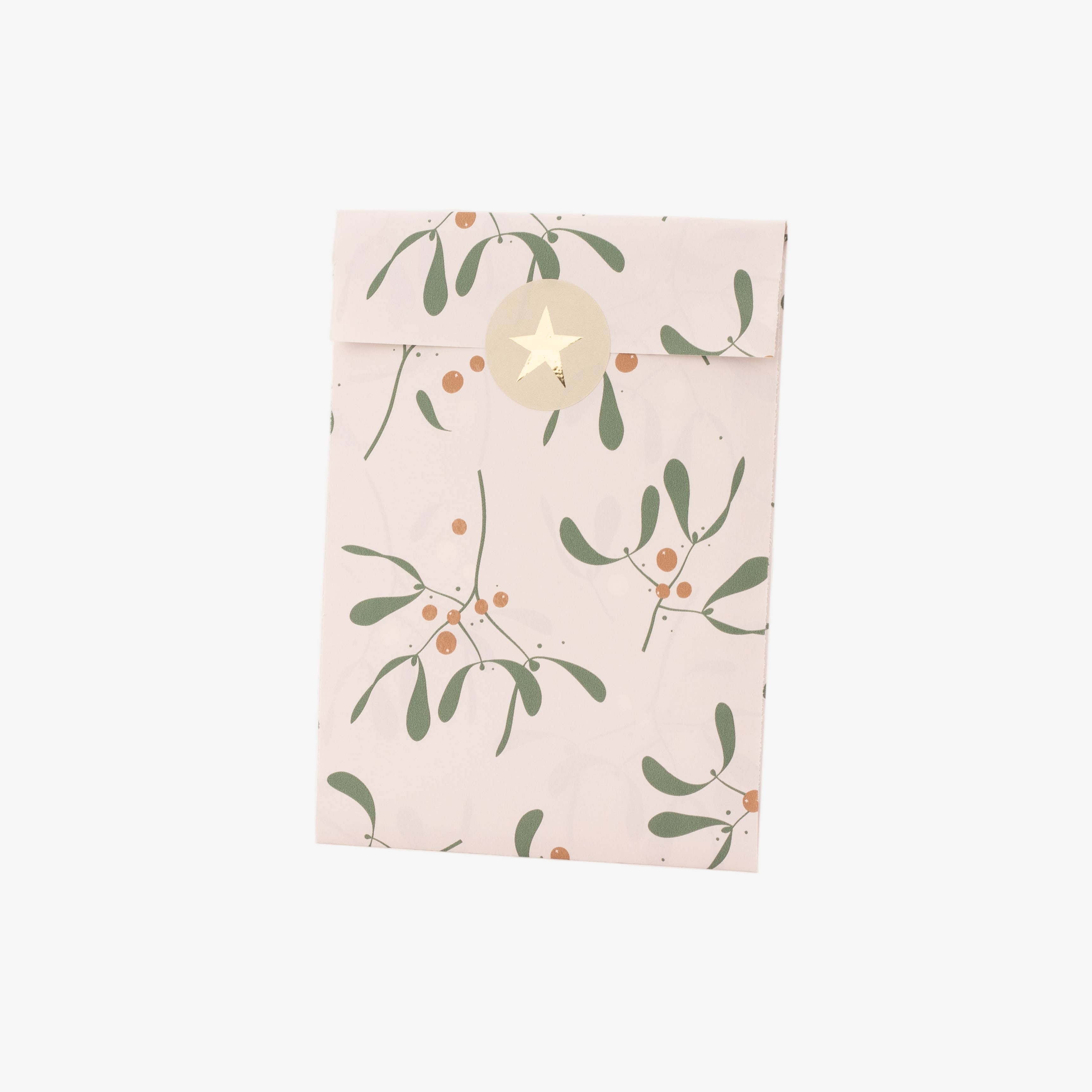 GIFT BAG SMALL // PINK MISTLETOE