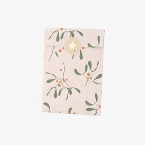 GIFT BAG SMALL // PINK MISTLETOE
