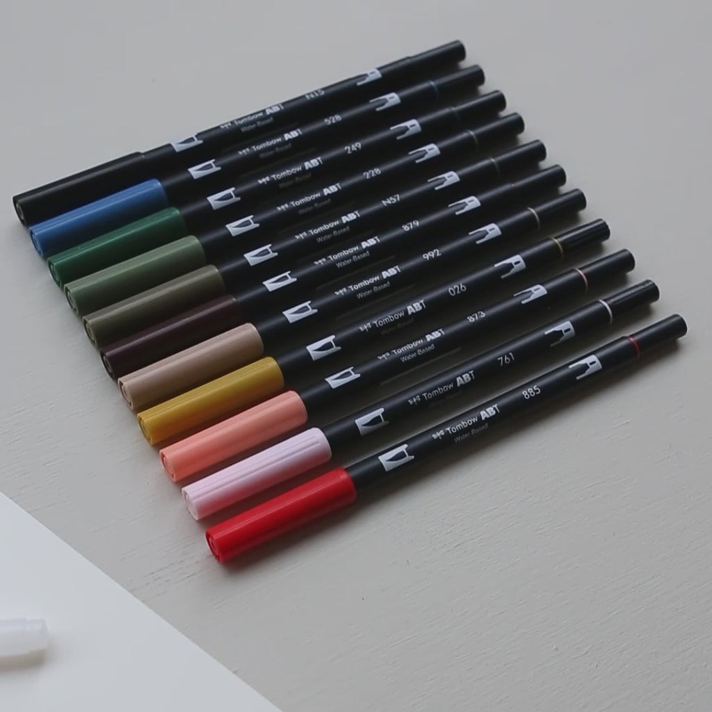ABT DUAL BRUSH PEN // TRUE BLUE