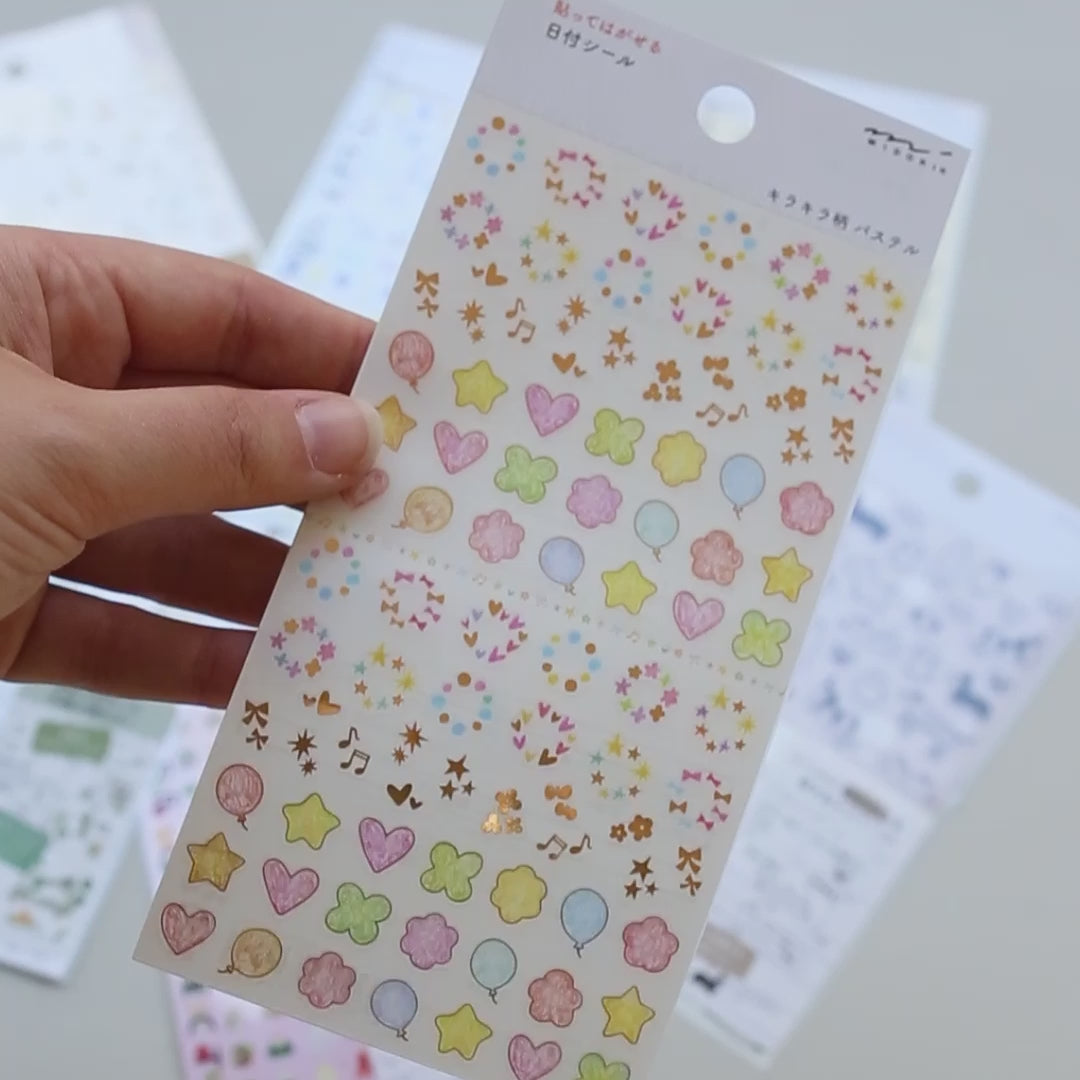 DIARY STICKERS // TWINKLING PASTEL