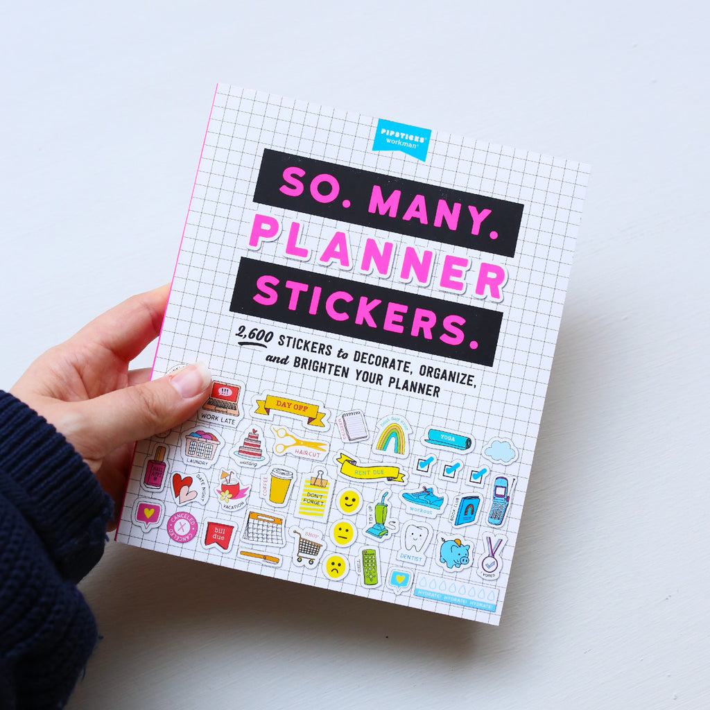 KLISTERMÆRKEBOG // SO. MANY. PLANNER STICKERS.
