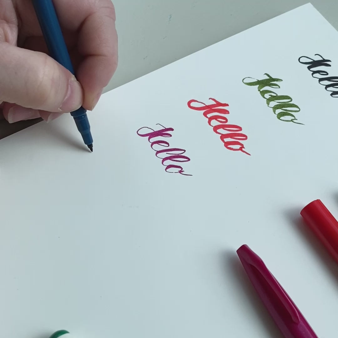 LE PEN FLEX FINELINER // ORIENTALBLÅ