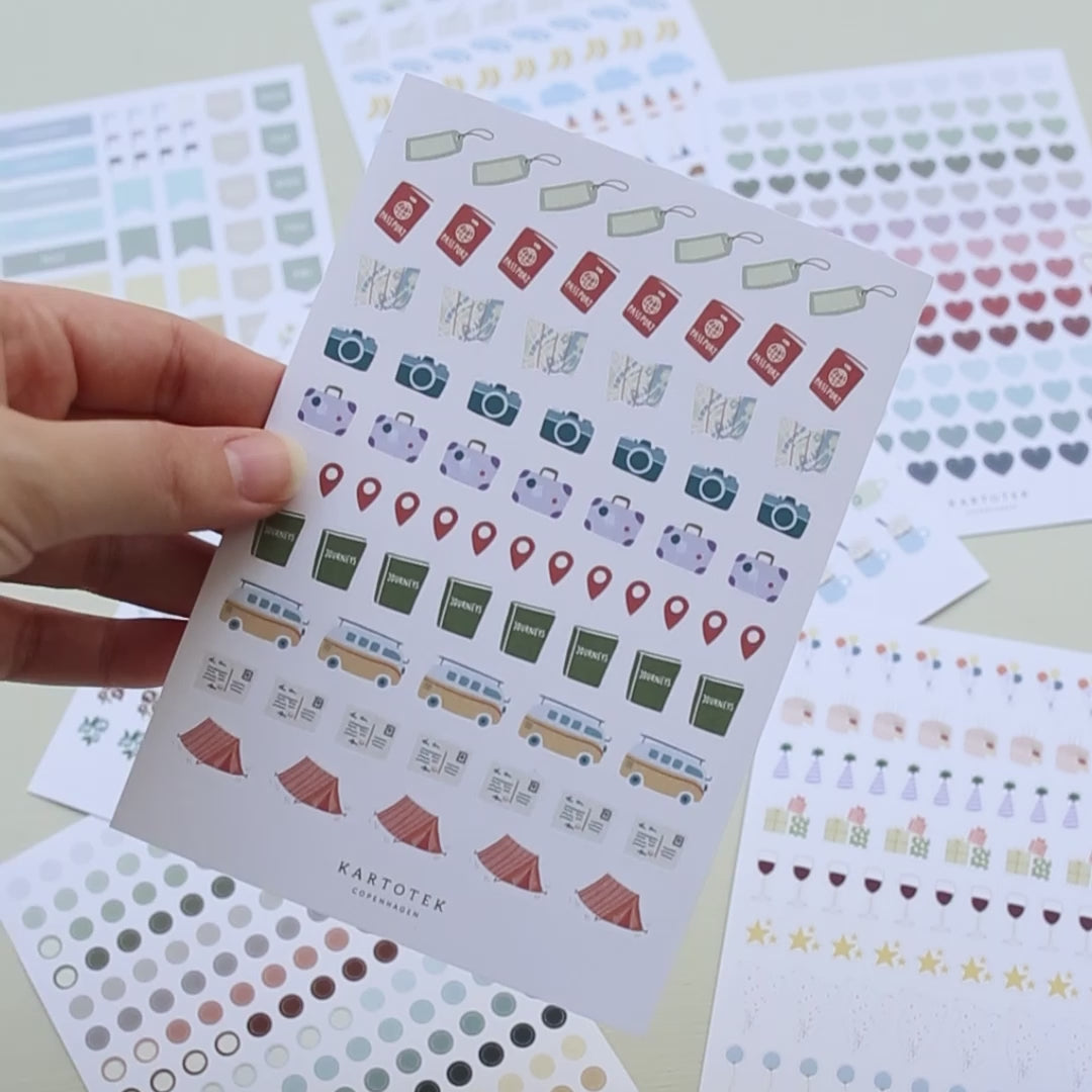 STICKERS // MINI TRAVEL ICONS