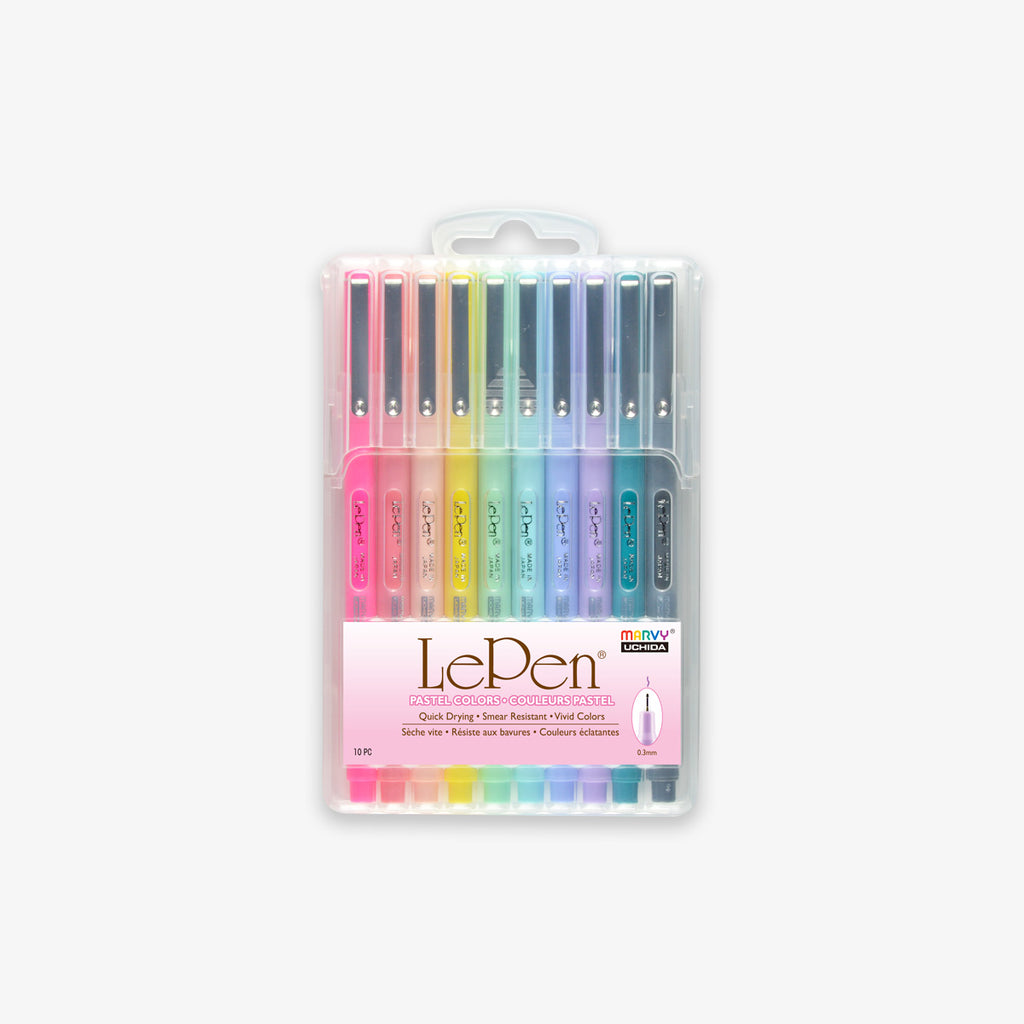 LE PEN SÆT 10 STK // PASTEL