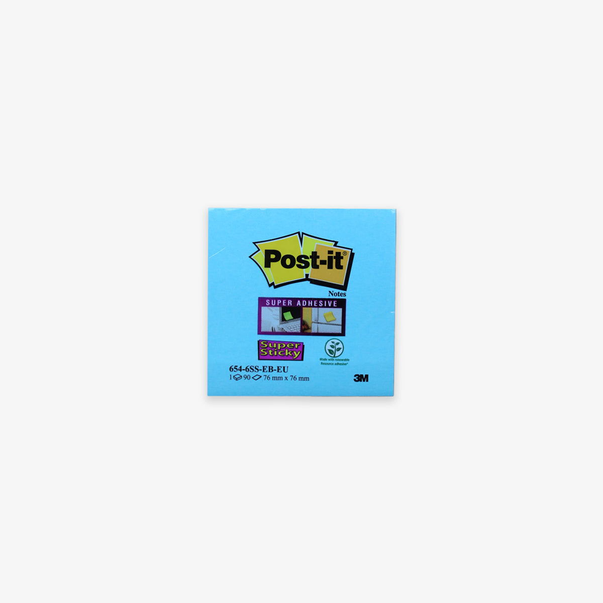 SUPER STICKY NOTES // NEON BLUE