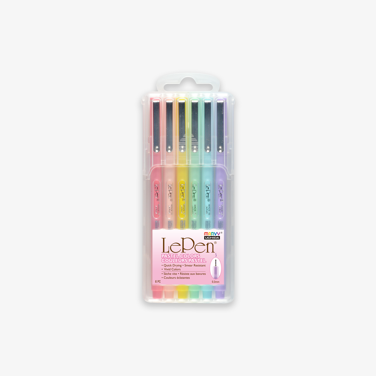 LE PEN SET 6 PCS // PASTEL