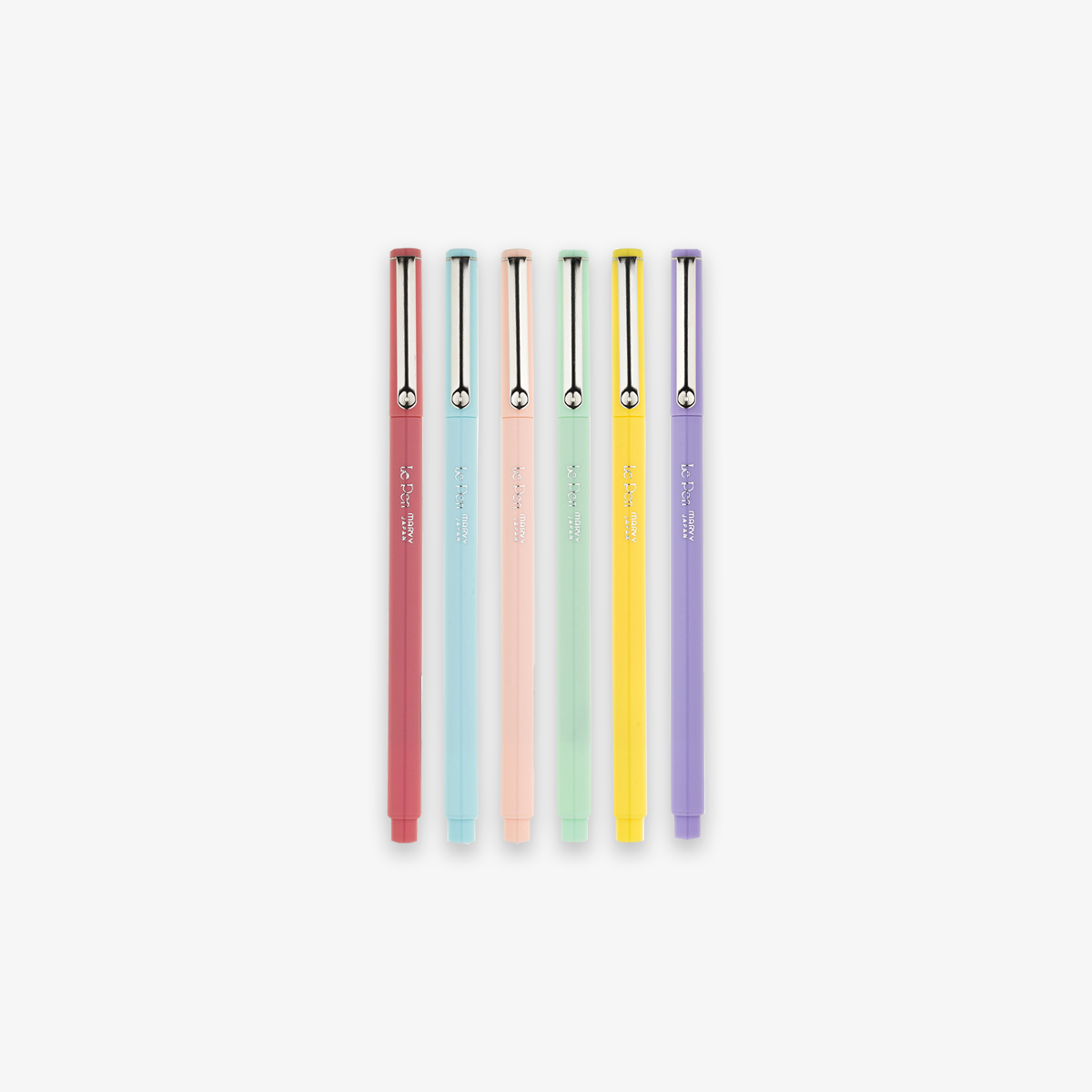 LE PEN SET 6 PCS // PASTEL