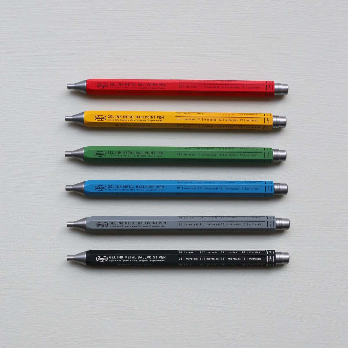 DAYS GEL METAL BALLPOINT PEN 0.5MM // BLACK