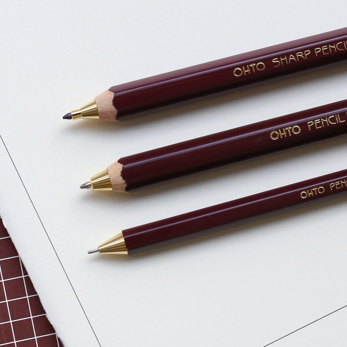 OHTO BALLPOINT PEN 1.0 MM // BURGUNDY