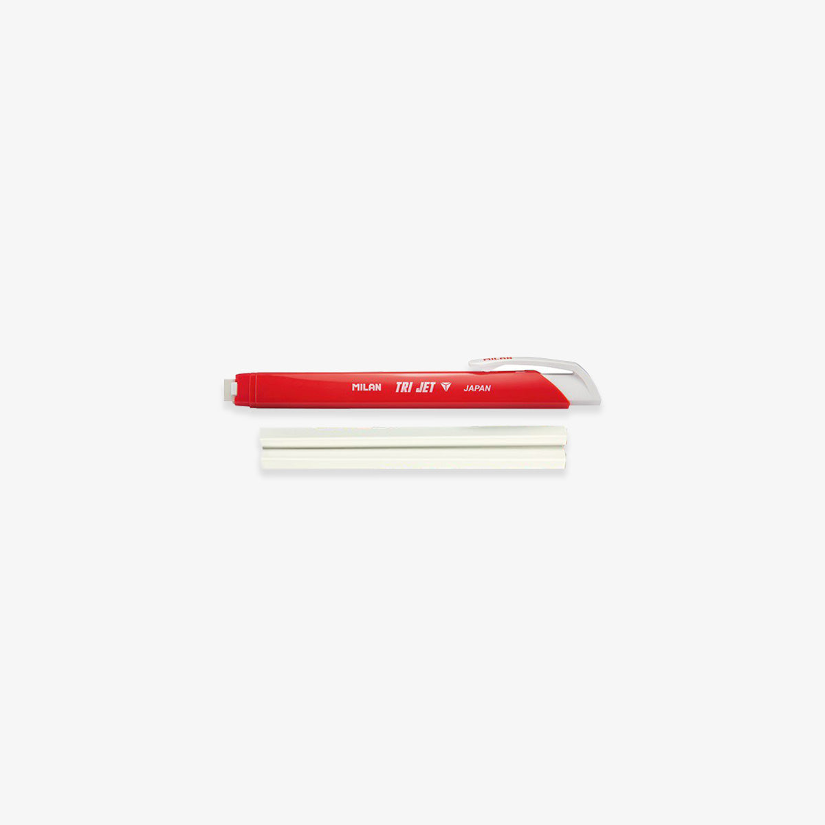 TRI JET ERASER HOLDER W. REFILLS // RED