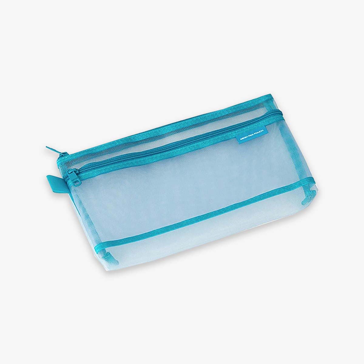 MESH PEN POUCH // BLUE