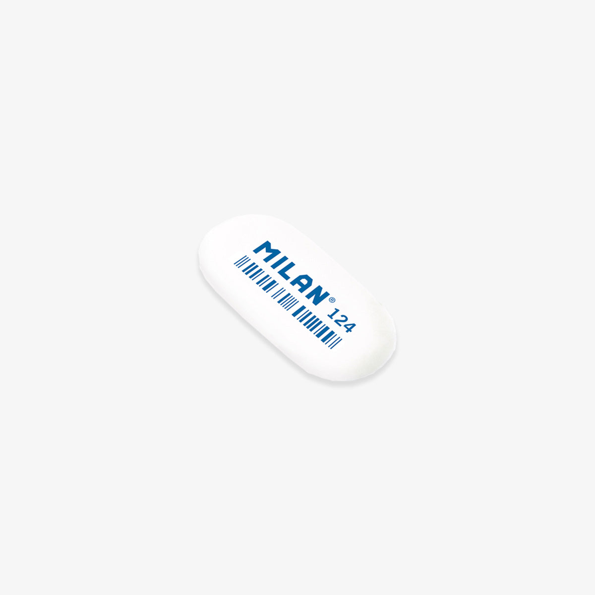 OVAL RUBBER ERASER 124 // WHITE