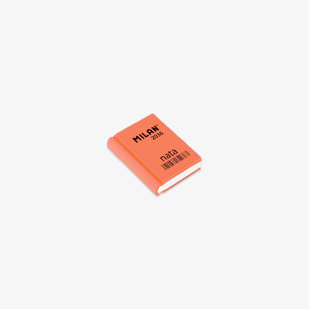 BOOK SHAPED NATA ERASER 2036 // NEON ORANGE