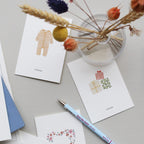 SMALL GREETING CARD // SPARKEDRAGT OKKER (DANISH)