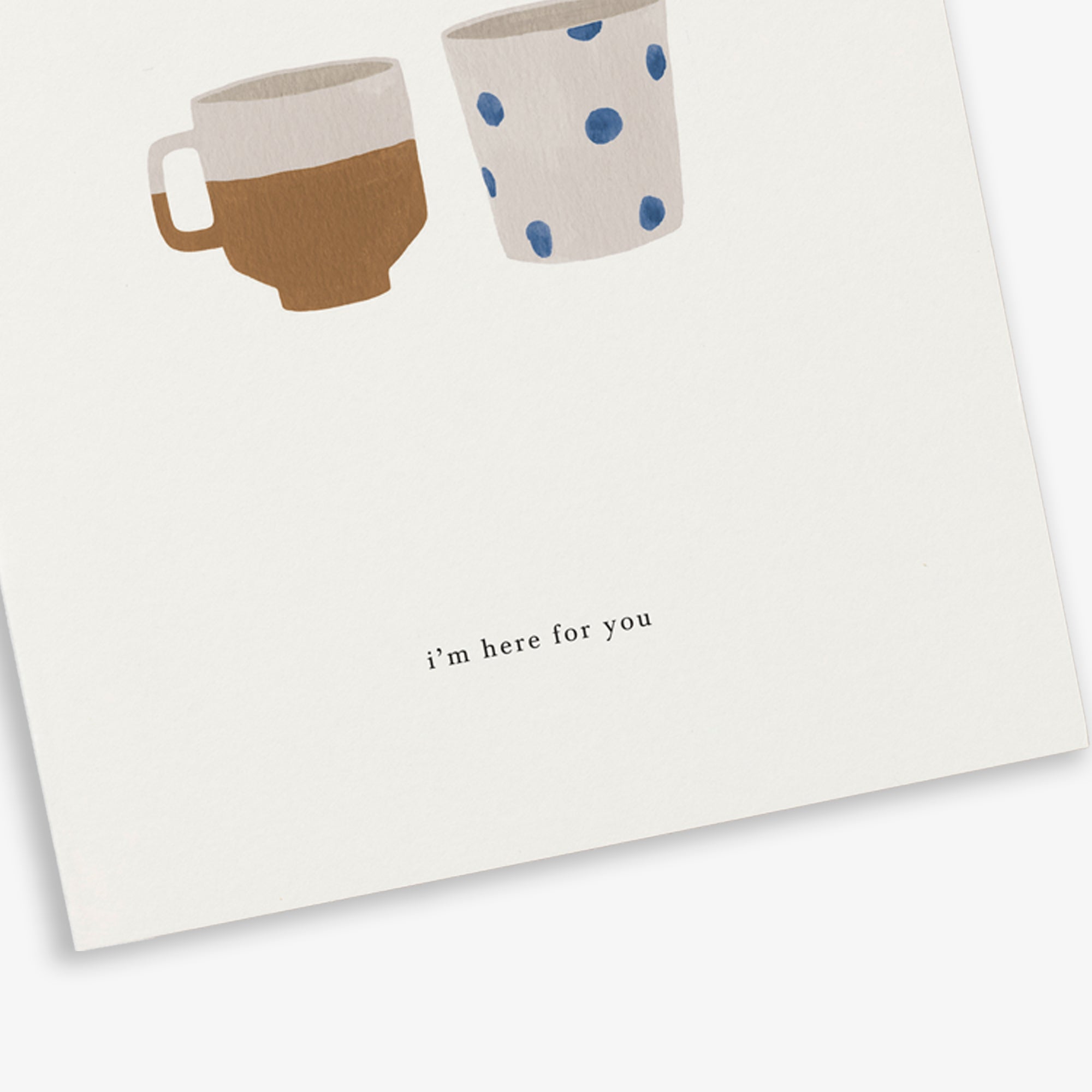 GREETING CARD // TWO CUPS