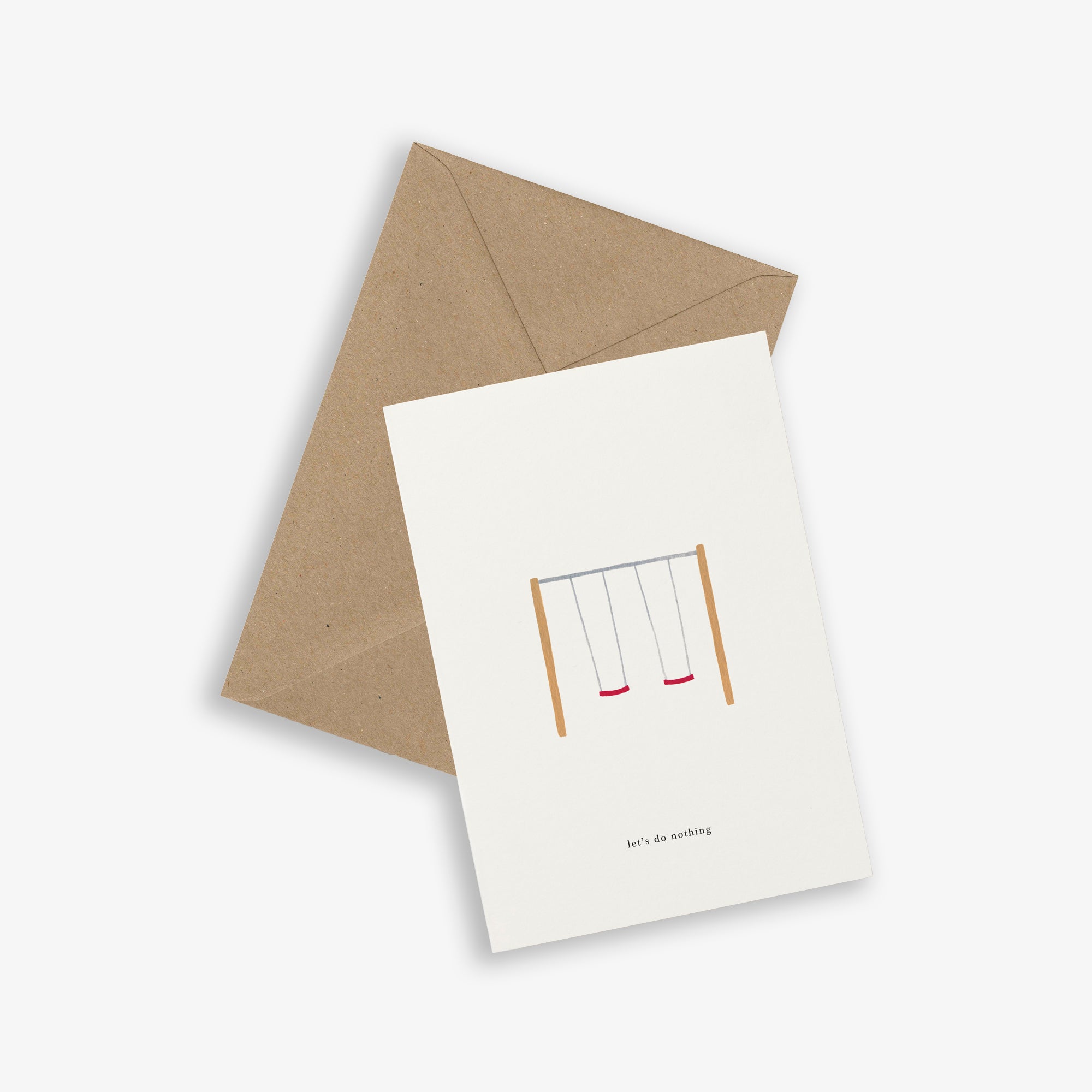 GREETING CARD // SWING SET