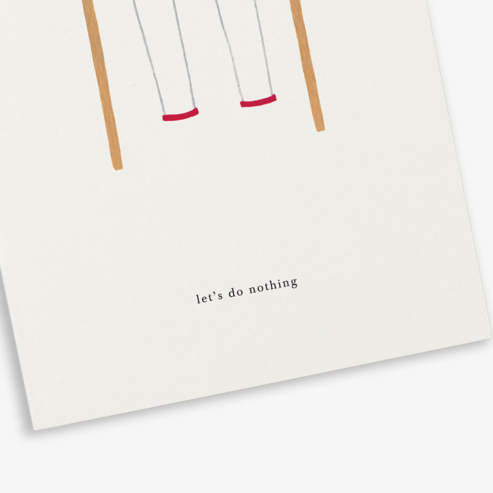 GREETING CARD // SWING SET