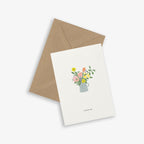GREETING CARD // HAVEBLOMSTER (DANISH)