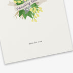 GREETING CARD // SYMPATHY FLOWERS