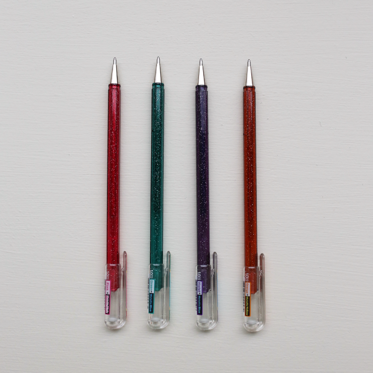 DUAL METALLIC ROLLER GEL PEN // SET OF 4