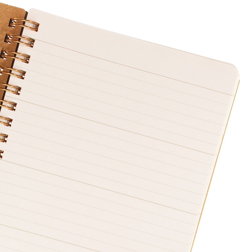 SPIRAL-BOUND NOTEBOOK // BROWN