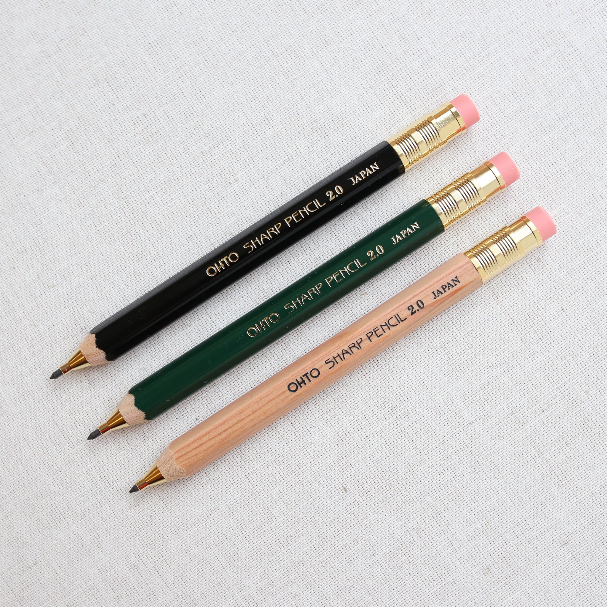 OHTO MECHANICAL PENCIL 2.0 MM // BLACK